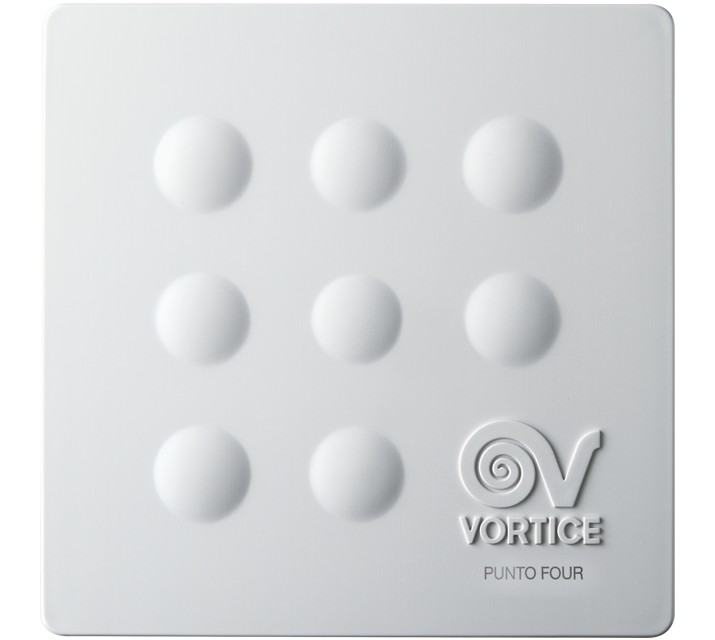 Vortice 11944 Aspiratore centrifugo per condotti Quadro, Bianco